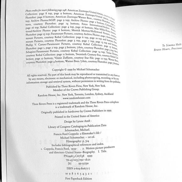 Francis Ford Coppola: A Filmmaker’s Life by Michael Schumacher (Paperback, 1999) - Picture 5 of 8